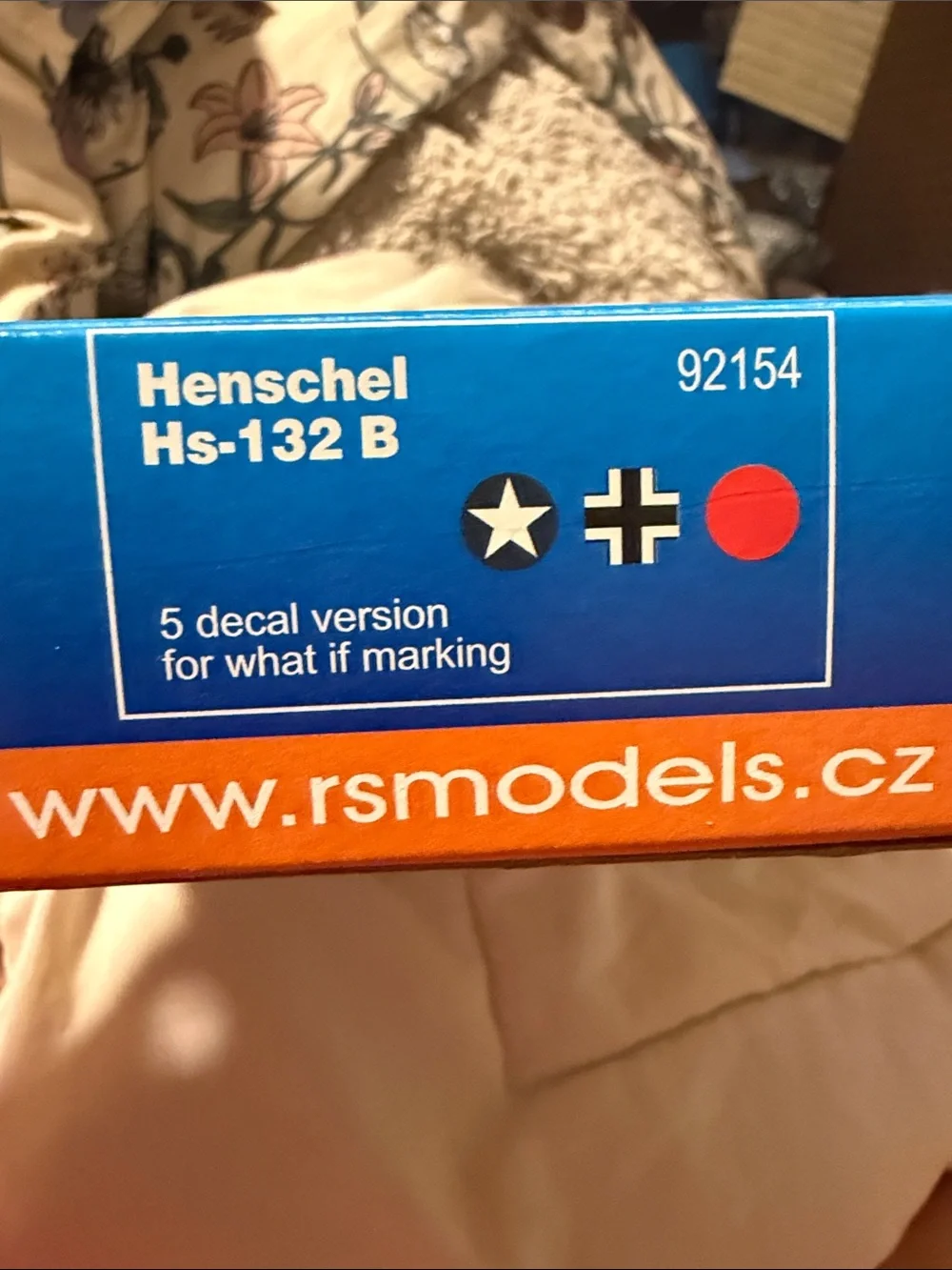 Henschel Hs-132B 1:72 Scale Plastic Kit - RS Models